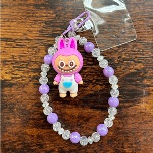 NWT Purple Labubu Cellphone Charm